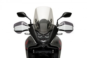 Extensiones paramanos originales Honda X-Adv 750, Transalp 750, CRF1100L Africa Twin ahumadas oscuras