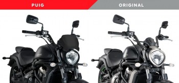 Placa frontal aluminio universal a la horquilla negra