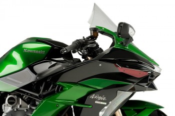 Alerones downforce laterales sport Kawasaki Ninja H2 SX 2018-2019 rojos