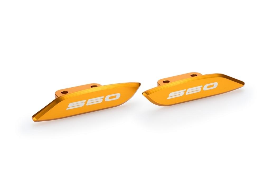 Juego tapitas base espejo Yamaha T-Max 560 2020-2021 color oro