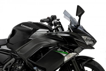 Alerones downforce laterales sport Kawasaki Ninja 650 2020-2024 negros