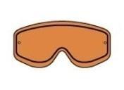Cristal gafas KTM Racing naranja doble