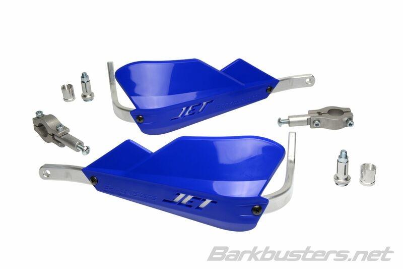 Paramanos Barkbusters Jet abiertos manillar 22mm azules