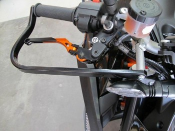 Estructura central aluminio paramanos Barkbusters  KTM 1290 Superduke R 2014-2023
