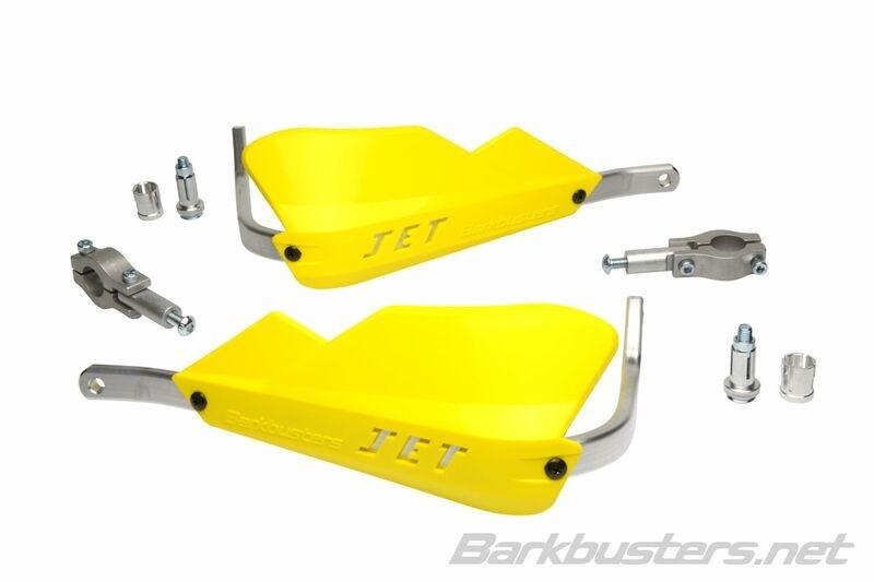 Paramanos Barkbusters Jet abiertos manillar 22mm amarillos