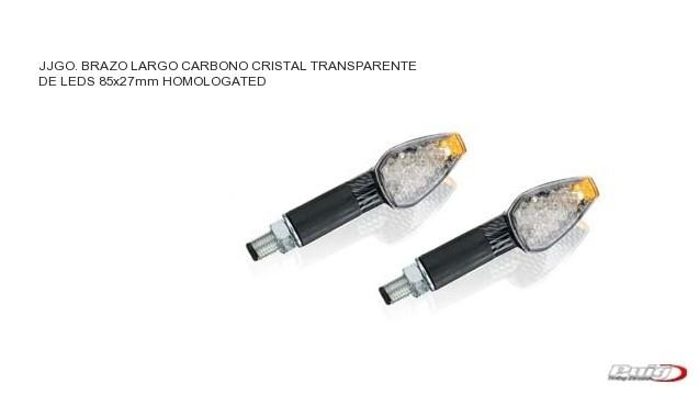 Intermitentes Puig Peak brazo largo simil carbono de leds homologados  (par)