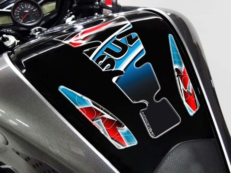 Protector de Deposito WINGS Suzuki C/azul-negro