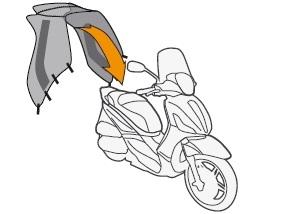 Manta cubrepiernas termica Piaggio Beverly