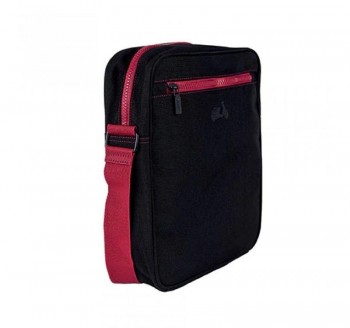 Bolso bandolera Vespa Book Negro-Fucsia