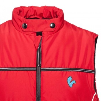 Chaleco Vespa V-Stripes rojo unisex Talla L