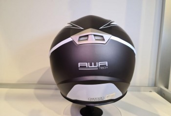 Casco integral AWA blanco-negro mate Talla S