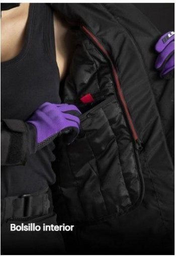 Chaqueta LS2 Serra Evo lady Negra