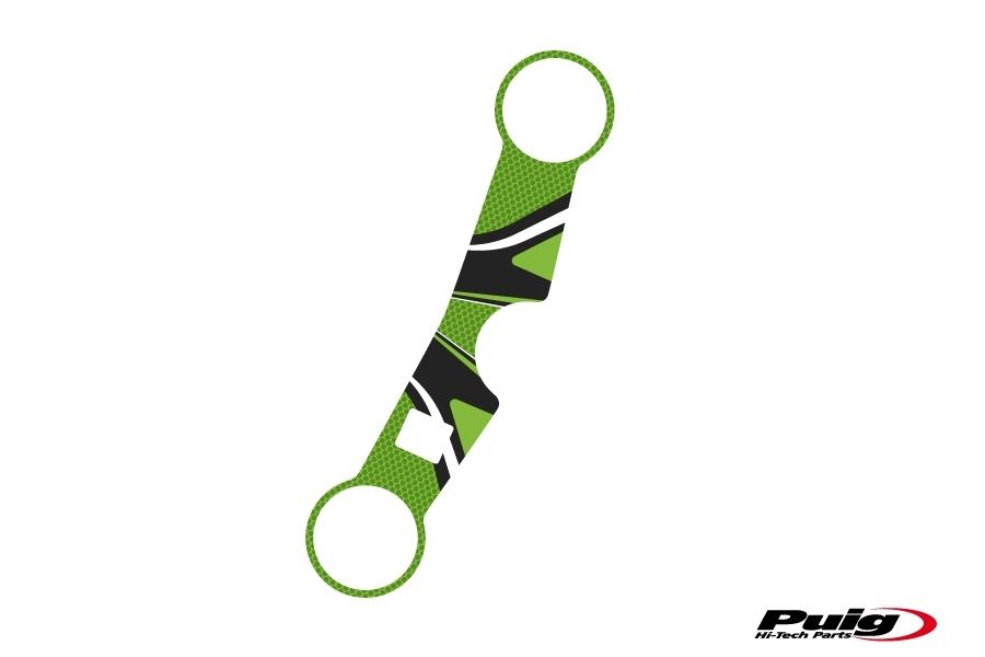 Adhesivo protector tija superior horquilla Suzuki GSX-R 600 2001-2003 verde