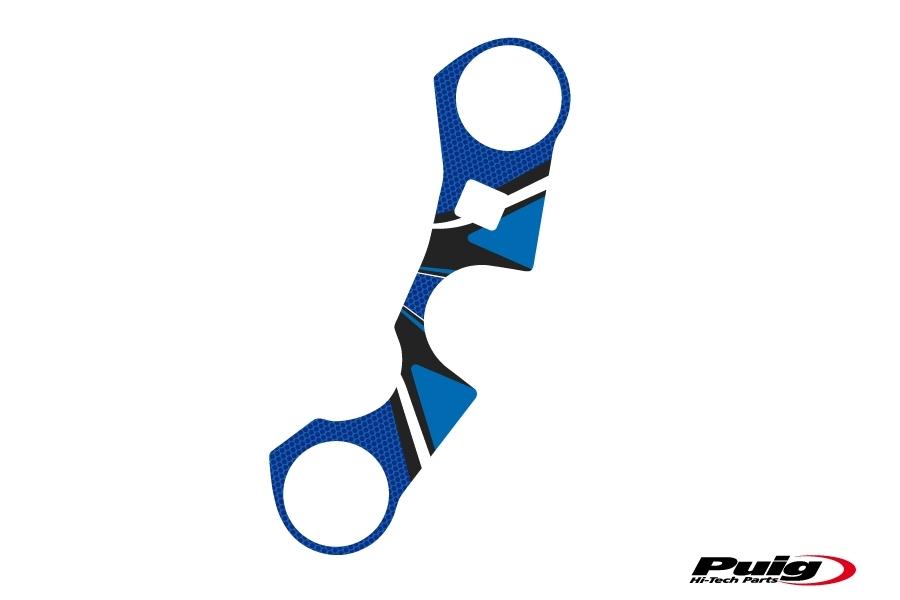 Adhesivo protector tija superior horquilla Suzuki GSX-R 600/750 2006-2016 modelo radikal azul