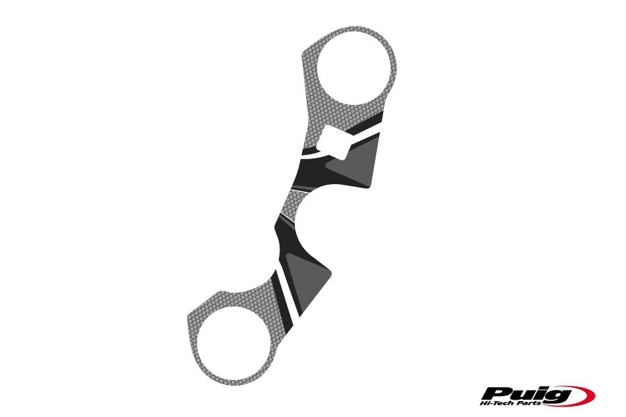 Adhesivo protector tija superior horquilla Suzuki GSX-R 600/750 2006-2016 modelo radikal gris