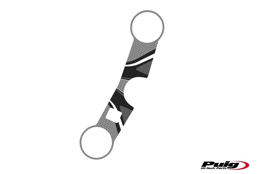 Adhesivo protector tija superior horquilla Suzuki GSX-R 600 2004-2005 modelo radikal gris
