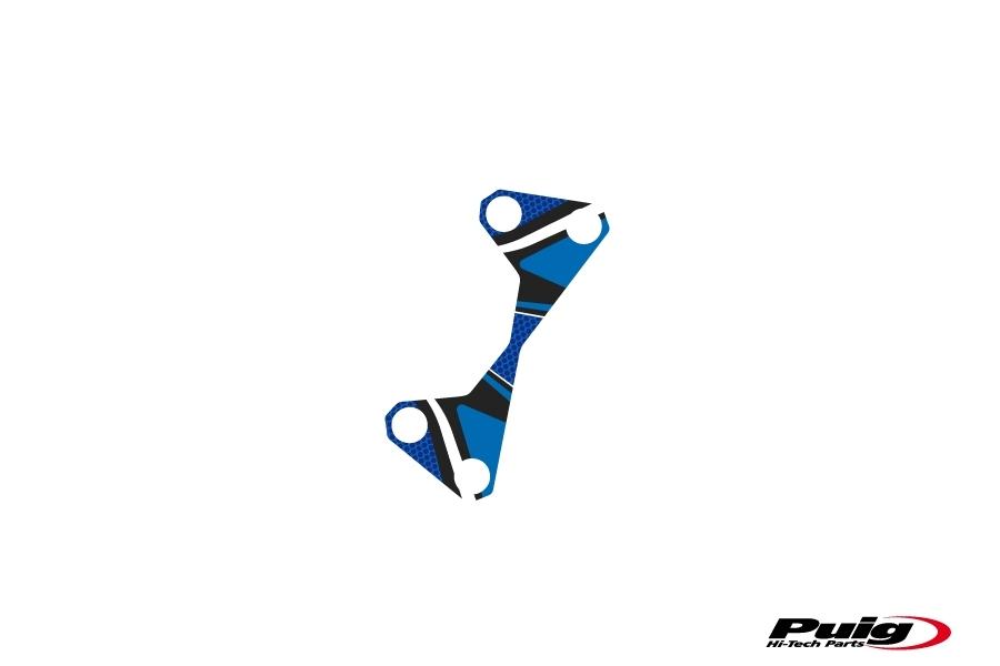 Adhesivo protector tija superior horquilla Kawasaki Z750 2005-2012, Z1000 2003-2009 modelo radikal azul