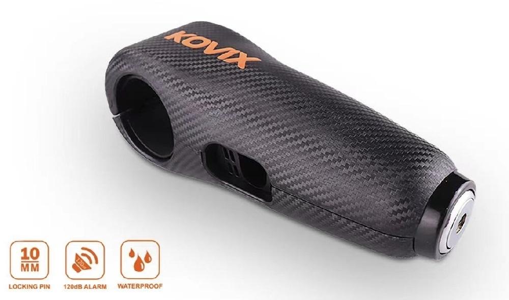 Candado maneta freno KHG negro con alarma