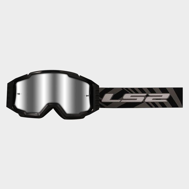 Gafas LS2 Charger Pro Negras lente espejo plata