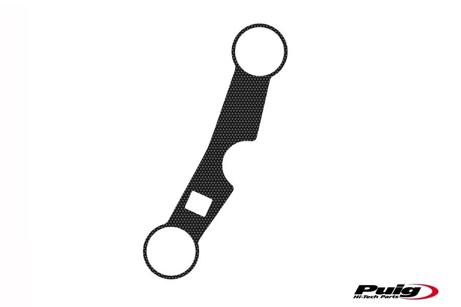 Adhesivo protector tija superior horquilla Suzuki GSX-R 600 2001-2003 modelo naked gris