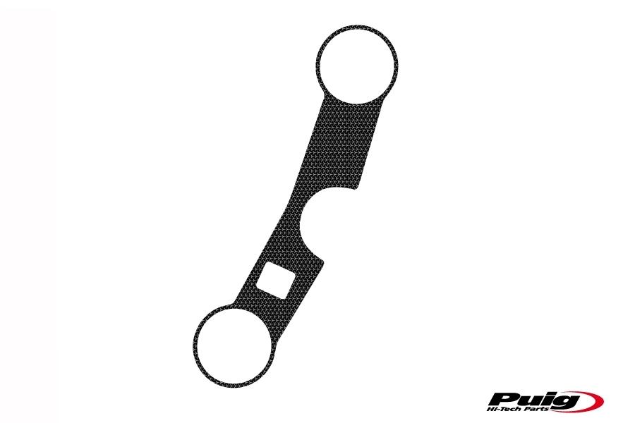 Adhesivo protector tija superior horquilla Suzuki GSX-R 600 2004-2005 modelo naked gris