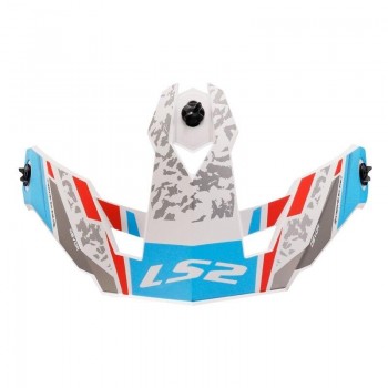 Visera casco LS2 OF606 Devor M.white blue