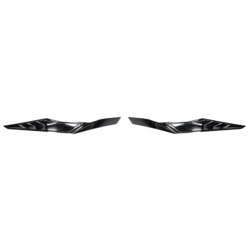 LS2 MX701 air vent side gloss black