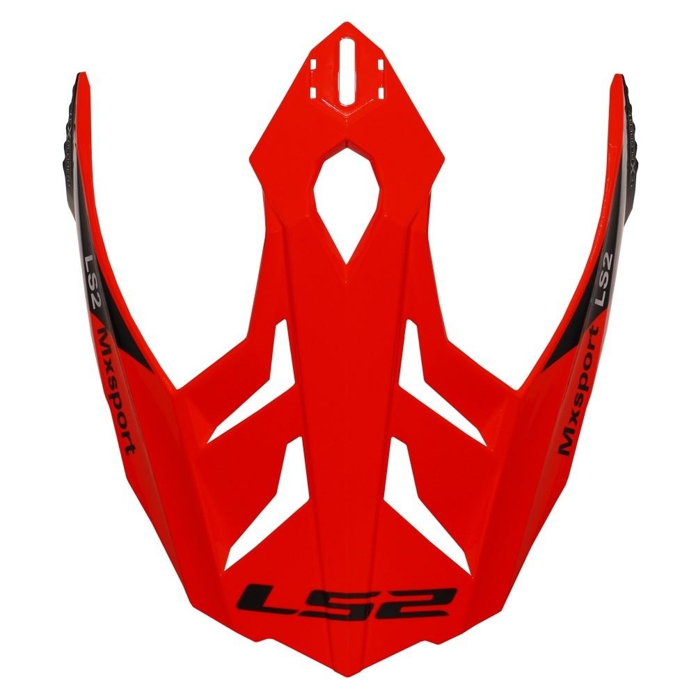 Visera casco LS2 MX701 frontier Azul-Naranja fluor