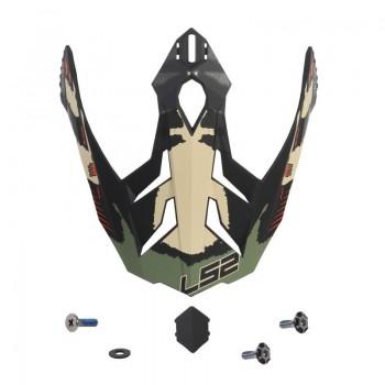Visera casco LS2 MX701 Extend Verde militar mate