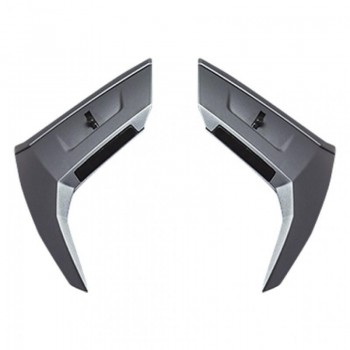 LS2 FF811 air vent upper GL.titanium Splitter black