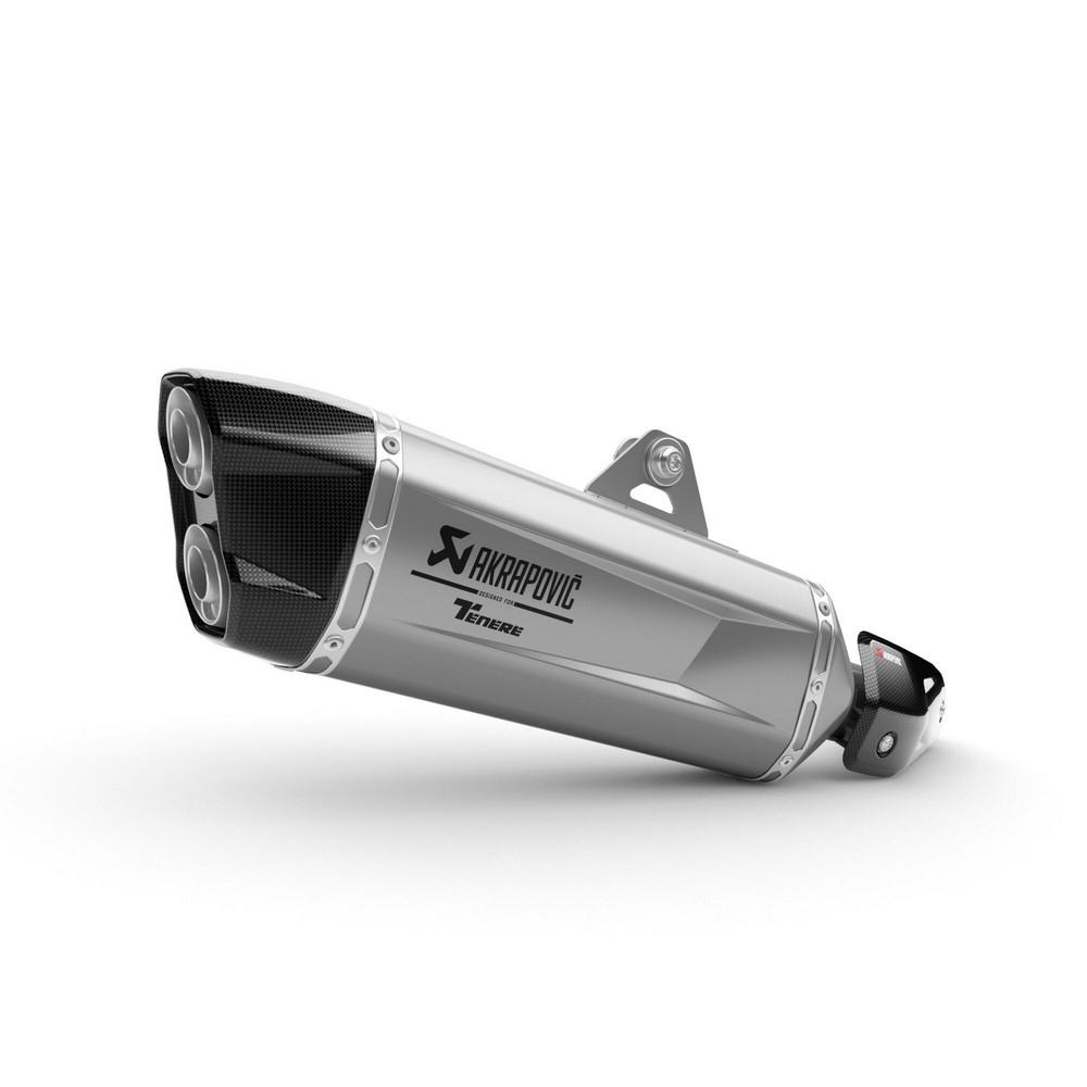 Silencioso escape Yamaha Tenere 700 2021-2024 Akrapovic Slip on titanio