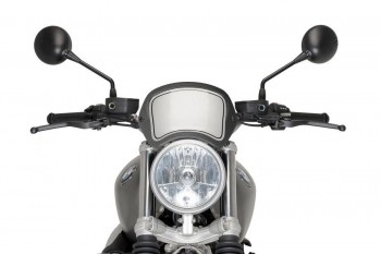 Placa frontal BMW R nineT Scrambler 2016-2020 simil carbono