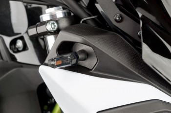 Intermitentes Puig Stick a leds delanteros con luz de posicion homologados negros  (par)