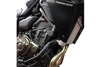 Tapones chasis Yamaha MT-07 2014-2024, Tracer 7 700 /GT 2018-2024, XSR700 2016-2024 negros