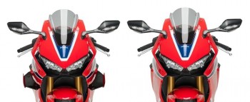 Alerones downforce laterales sport Honda CBR1000RR 2017-2019 negros