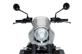 Placa frontal aluminio BMW R nineT 2014-2024 plata