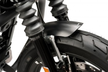 Guardabarros delantero en aluminio fresado Harley Davidson Sportster 883 Iron XL883N 2009-2011