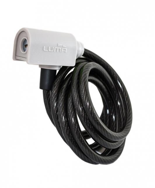 Antirrobo Luma Enduro 7318 cable 150cm Blanco