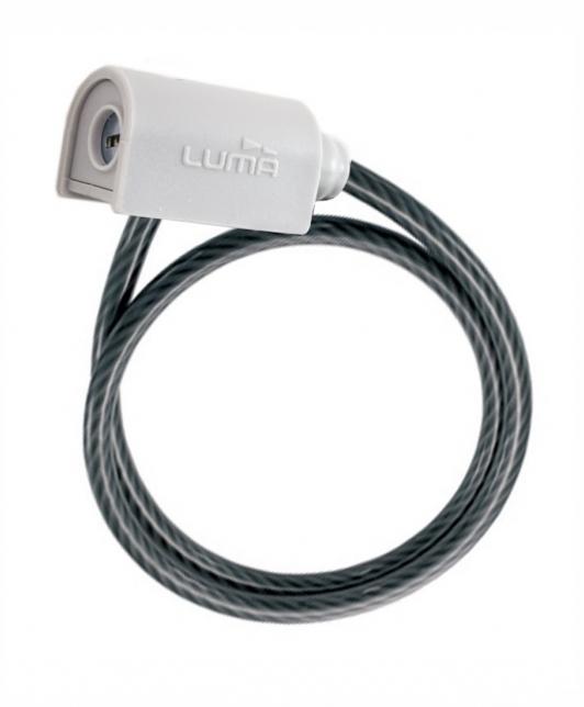Antirrobo Luma Enduro 7318 cable 65cm Blanco