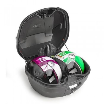 Baul 37L Givi B37 Blade negro base reflex rojo
