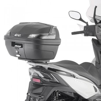 Baul 37L Givi B37 Blade negro base reflex ahumado
