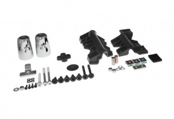 Baul 36L Vespa GTS, GTV, Super Blanco montebianco 544 respaldo negro con borde blanco