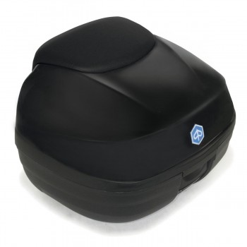 Kit Baul Piaggio MP3 300/350/400/500 desde 2018 37 litros Negro carbono 93/B respaldo negro sport