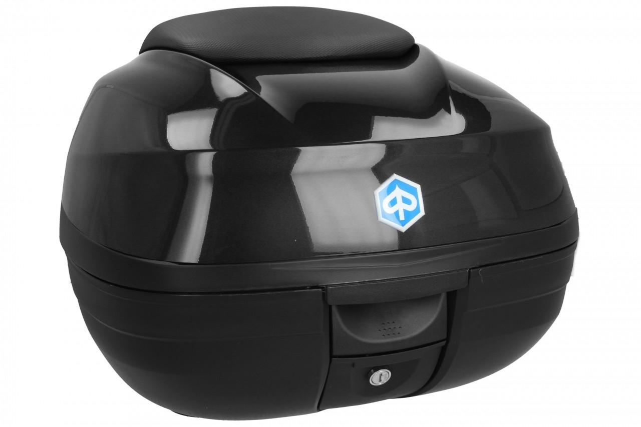 Kit Baul Piaggio MP3 300/350/400/500 desde 2018 37 litros Negro universo 91/B respaldo negro