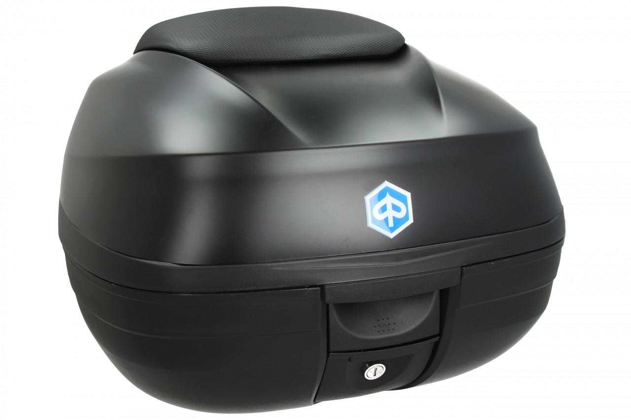 Kit Baul Piaggio MP3 300/350/400/500 desde 2018 37 litros Negro 93/B respaldo negro sport
