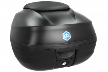 Kit Baul Piaggio MP3 300/350/400/500 desde 2018 37 litros Negro 93/B respaldo negro sport