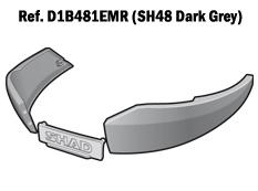 Marcos baul Shad SH48 gris oscuro