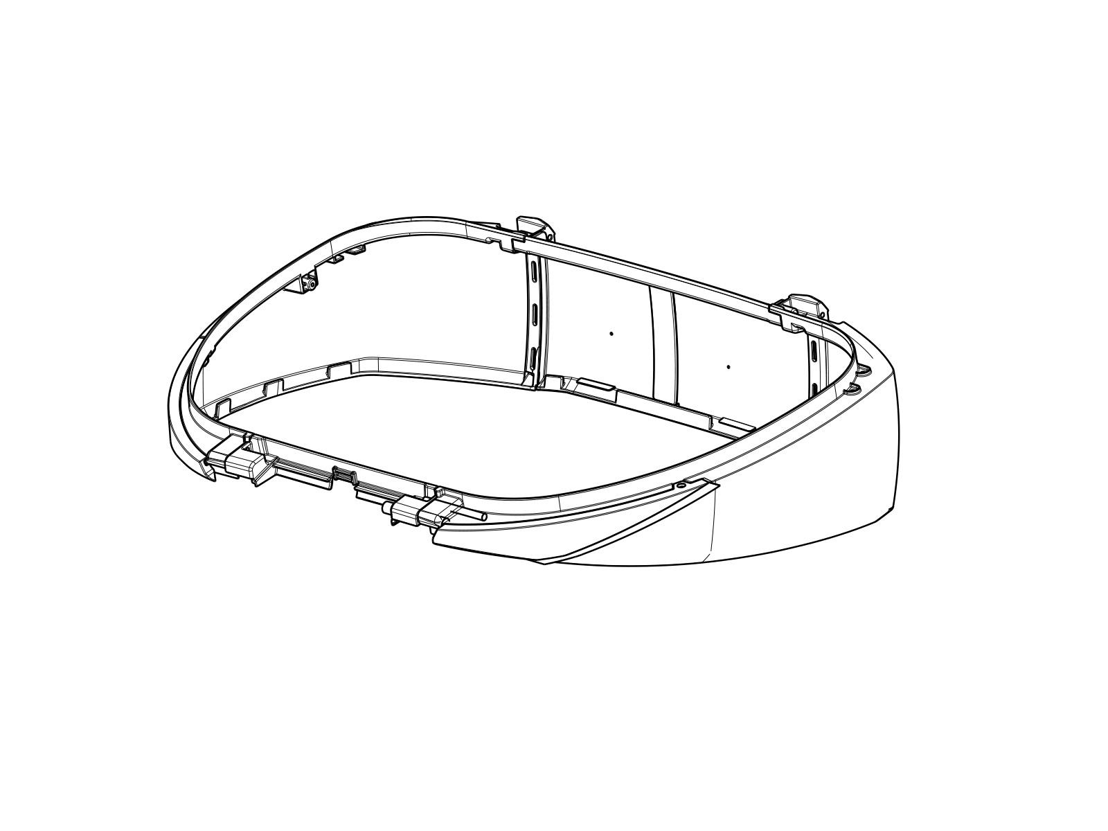 Marcos laterales baules Shad SH58X, SH59X