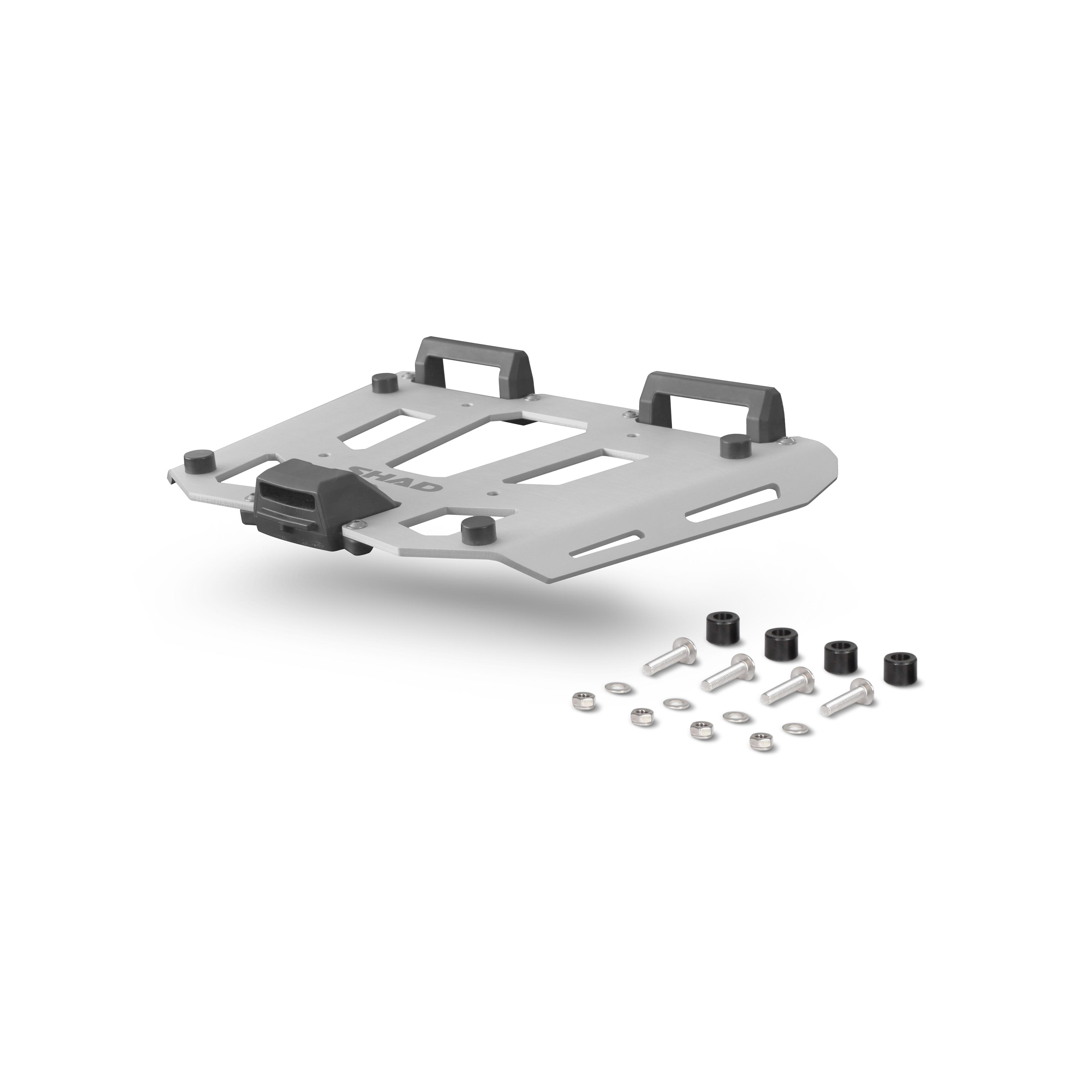 Parrilla Shad grande aluminio para baul SH48, SH50, SH58X, SH59X, TR37, TR48, TR55 plata