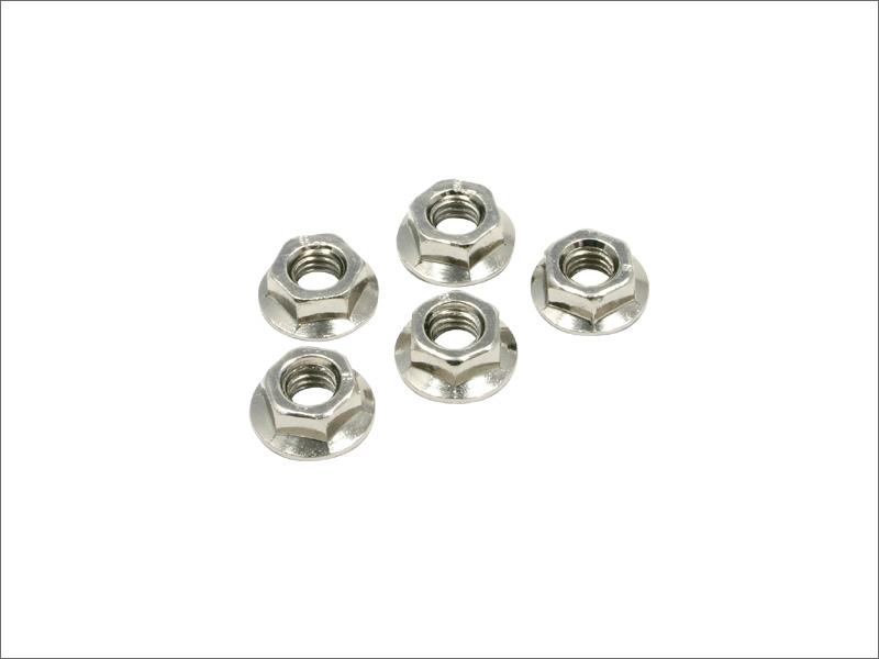 Tuerca 6mm inoxidable (Pack 15 und.)